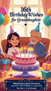 16th birthday wishes for granddaughter