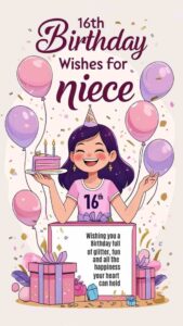 16th birthday wishes for niece