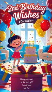 2nd birthday wishes for niece