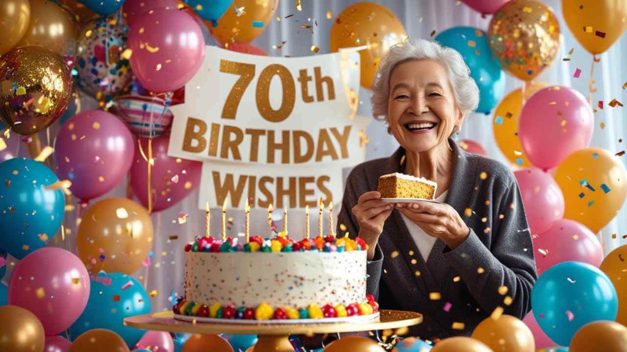 70th birthday wishes