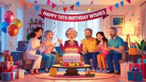 70th birthday wishes