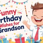 funny birthday wishes for grandson