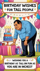 birthday wishes for tall people