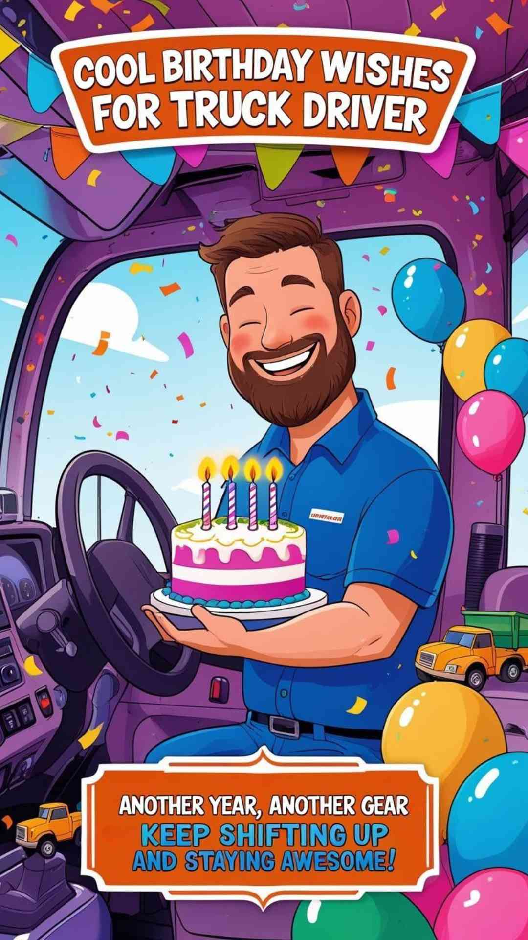 199+ Happy Birthday Wishes for Truck Driver - Wishesprovider
