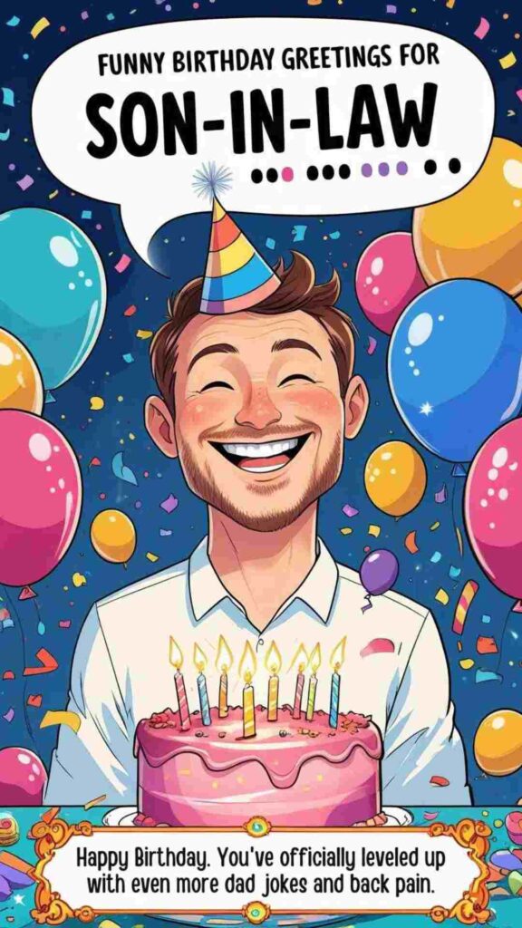 200+ Funny & Creative Birthday Wishes for Son-in-Law - Wishesprovider