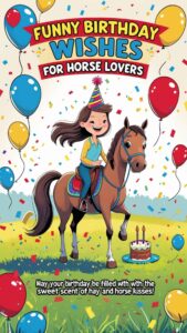 funny birthday wishes for horse lovers