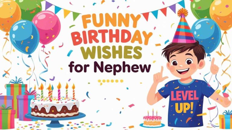 funny birthday wishes for nephew