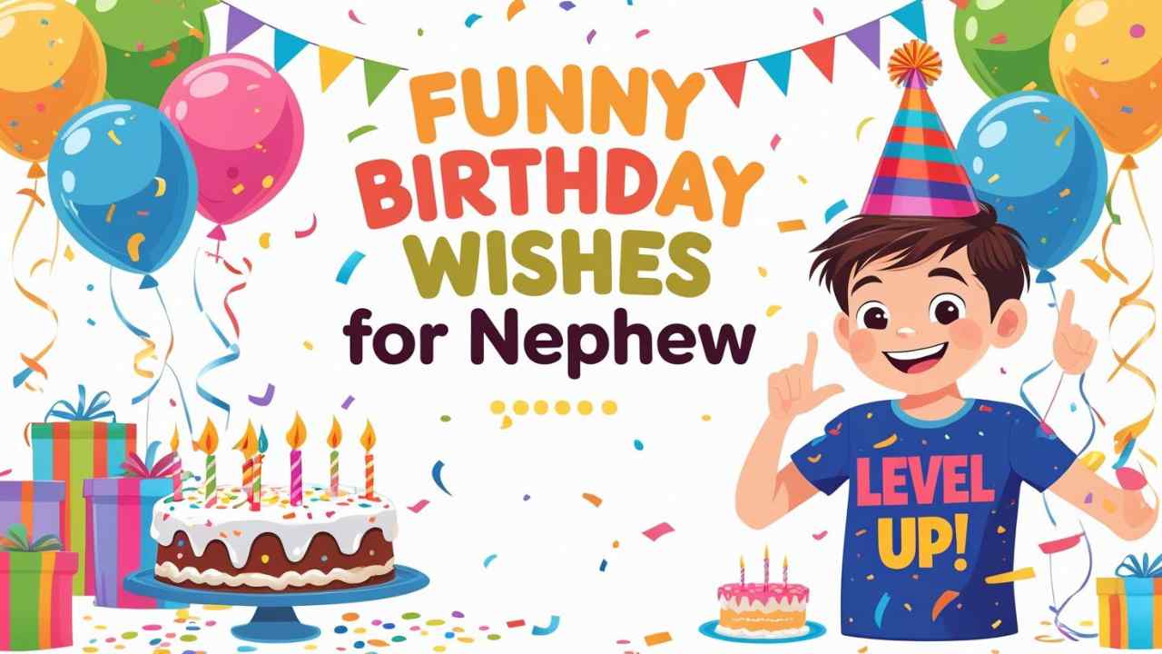 funny birthday wishes for nephew