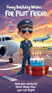 funny birthday wishes for pilot friends