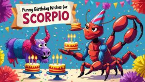 funny birthday wishes for scorpio