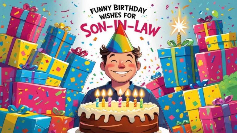 funny birthday wishes for son in law