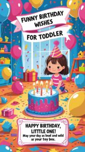 funny birthday wishes for toddler