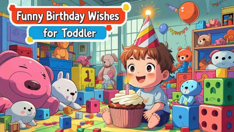 funny birthday wishes for toddler