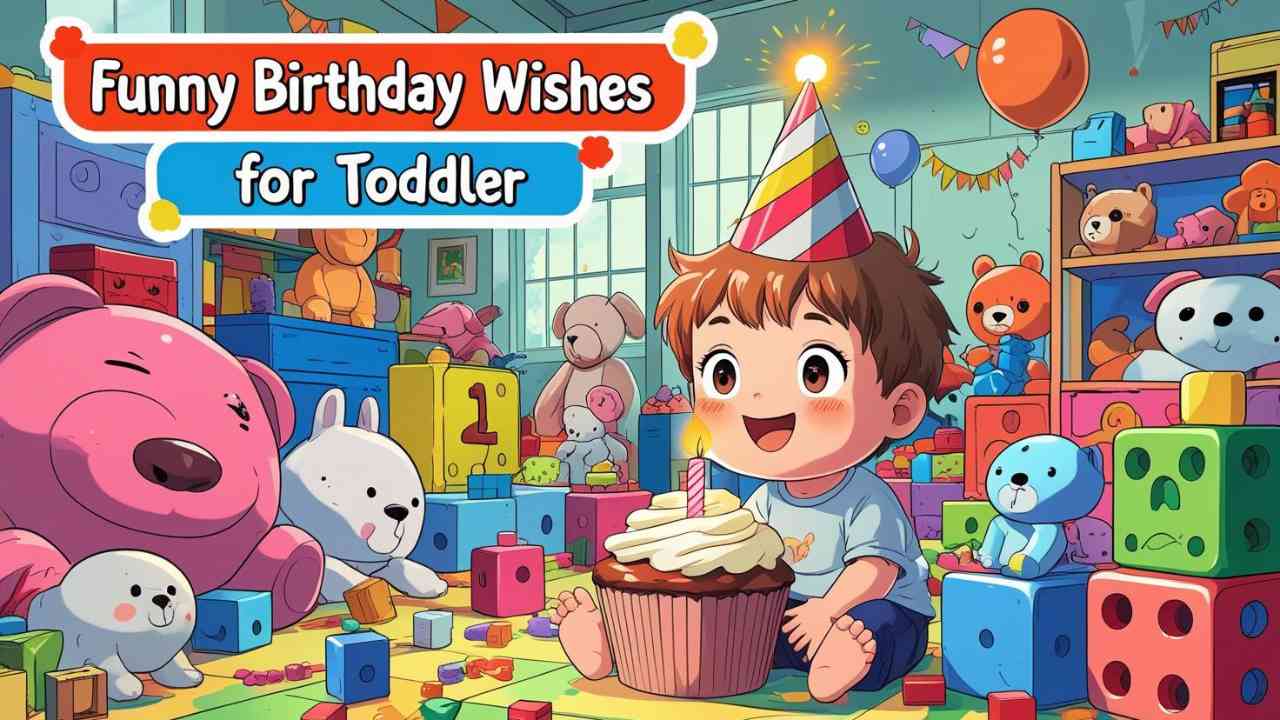 funny birthday wishes for toddler