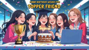 funny birthday wishes for topper friend