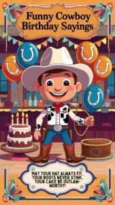 funny cowboy birthday sayings