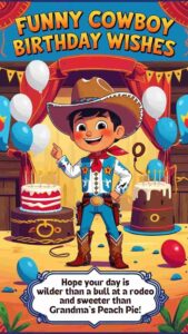 funny cowboy birthday wishes