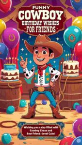 funny cowboy birthday wishes for friends
