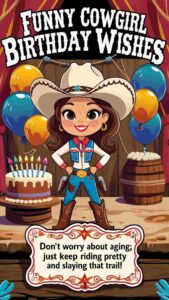 funny cowgirl birthday wishes