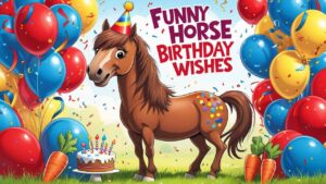 funny horse birthday wishes