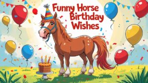 funny horse birthday wishes