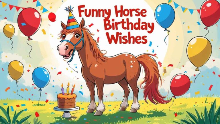 funny horse birthday wishes