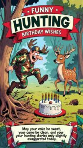 funny hunting birthday wishes