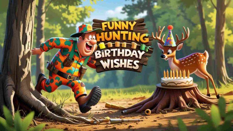 funny hunting birthday wishes