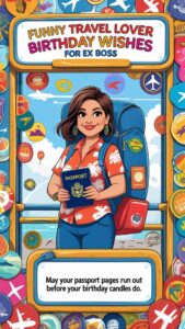 funny travel lover birthday wishes for ex boss