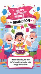 happy birthday wishes for grandson