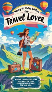 happy birthday wishes for travel lover
