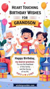 heart touching birthday wishes for grandson