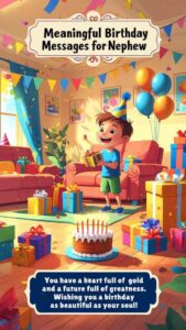 meaningful birthday messages for nephew