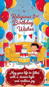 religious 2nd birthday wishes