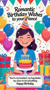 romantic birthday wishes to your fiance
