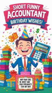 short funny accountant birthday wishes