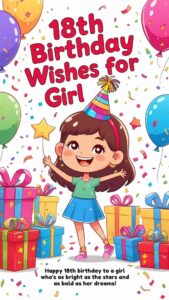 18th birthday wishes for girl