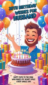 30th birthday wishes for husband