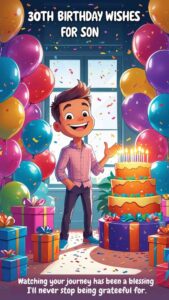 30th birthday wishes for son