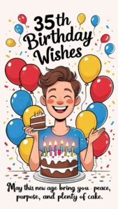 35th birthday wishes