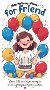 35th birthday wishes for friend