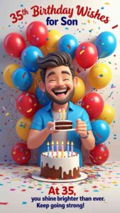 35th birthday wishes for son