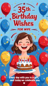 35th birthday wishes for wife
