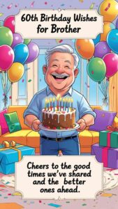 60th birthday wishes for brother