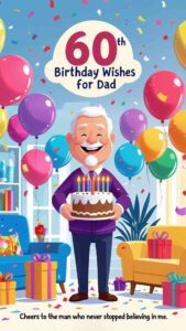 60th birthday wishes for dad