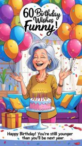 60th birthday wishes funny