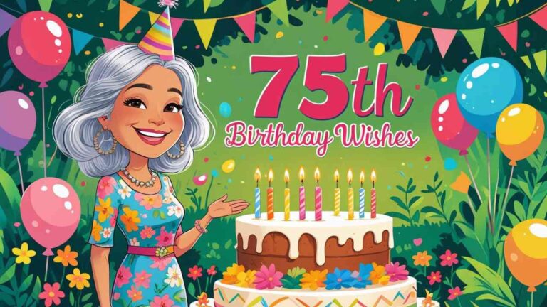 75th birthday wishes