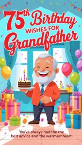 75th birthday wishes for grandfather
