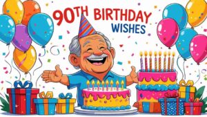 90th birthday wishes