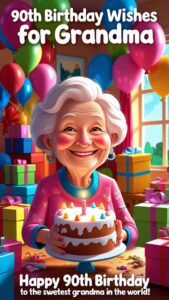 90th birthday wishes for grandma